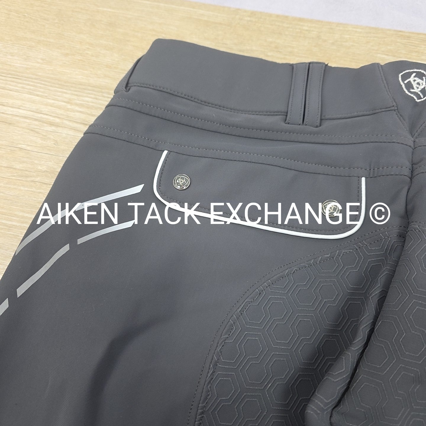 Ariat Tri-Factor Silicone Grip Full Seat Breeches, Size 34 R