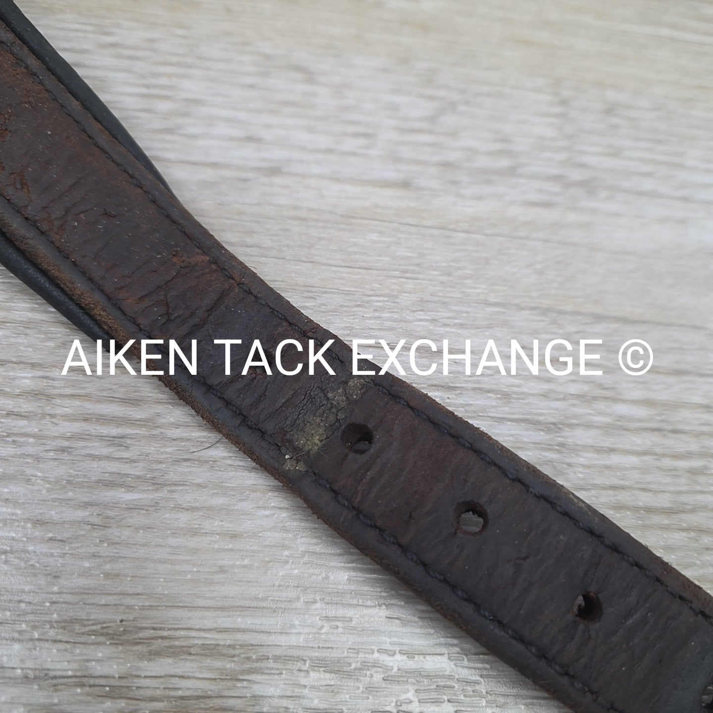 Heavy Duty Leather Padded Dog Collar, 18-22" (has blemishes)