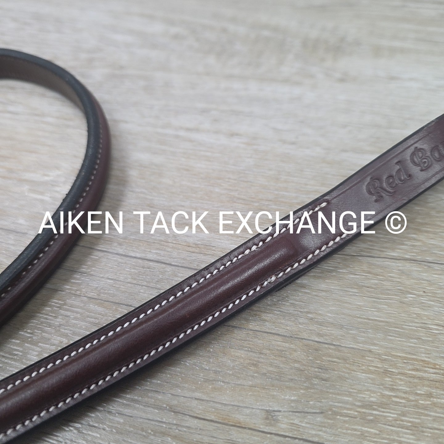 KL Select Red Barn Round Raised Standing Fancy Stitch Martingale, Size Cob