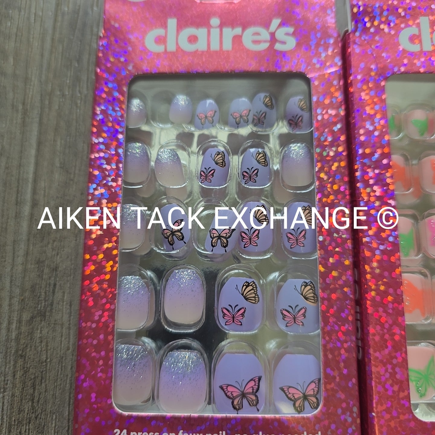 Claire's Press-On Nails (2 Sets) - 24 Count Each (48 Total)