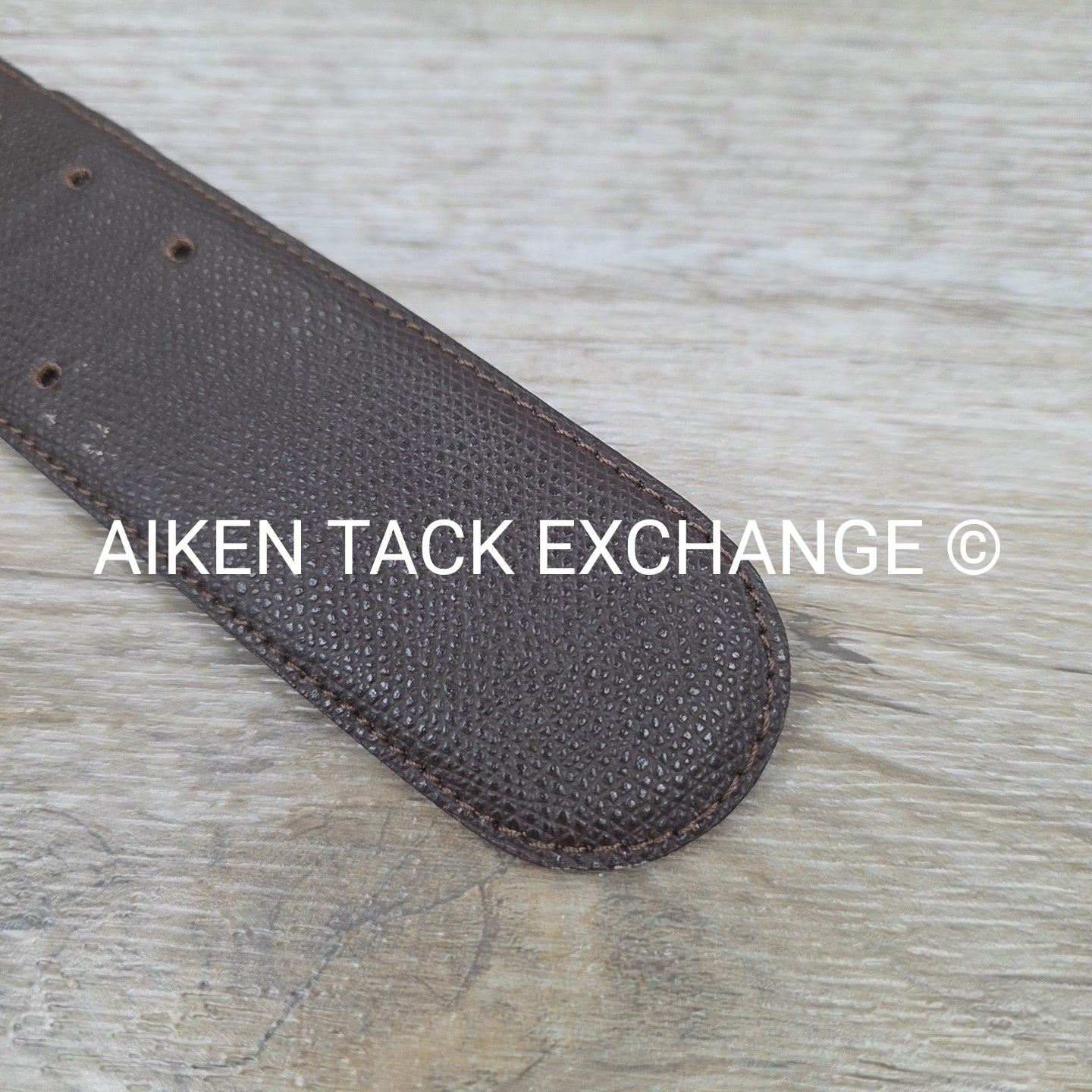 Tailored Sportsman Wide Belt, Brown, Size Medium