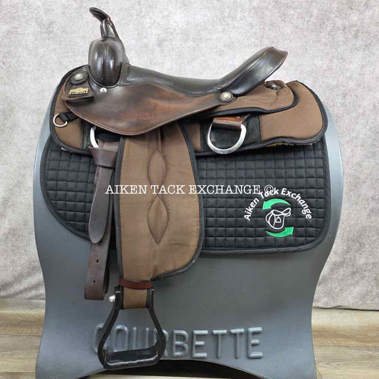Big Horn 298 Cordura Comfort Flex Pleasure Trail Western Saddle, 17" Seat
