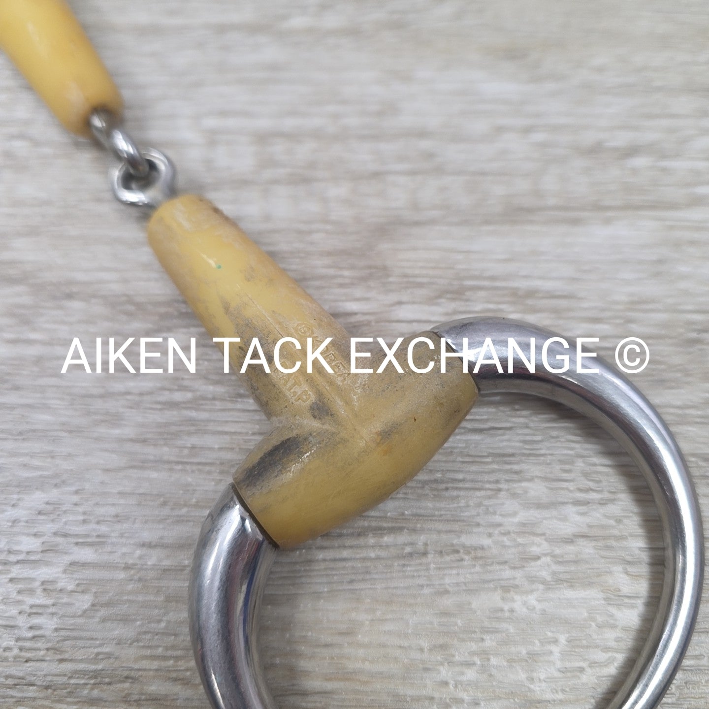 Happy Mouth Single Joint Eggbutt Bit 5" (Has Chew Marks)