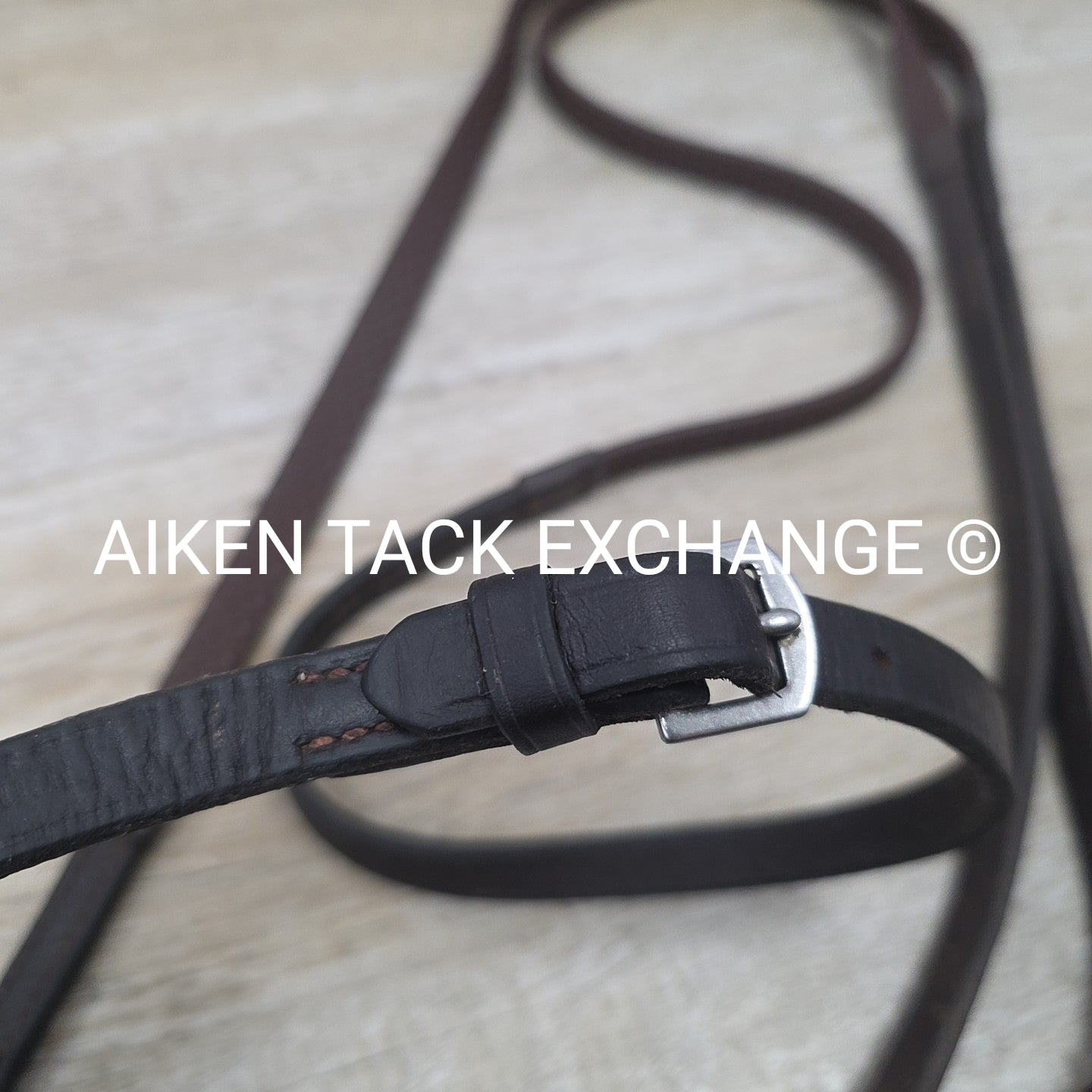 Nunn Finer Rubber Reins, Brown, 60"