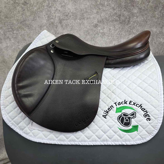 2018 Amerigo Vega Jump Saddle, 18" Seat, Medium Wide Tree, Wool Flocked Panels