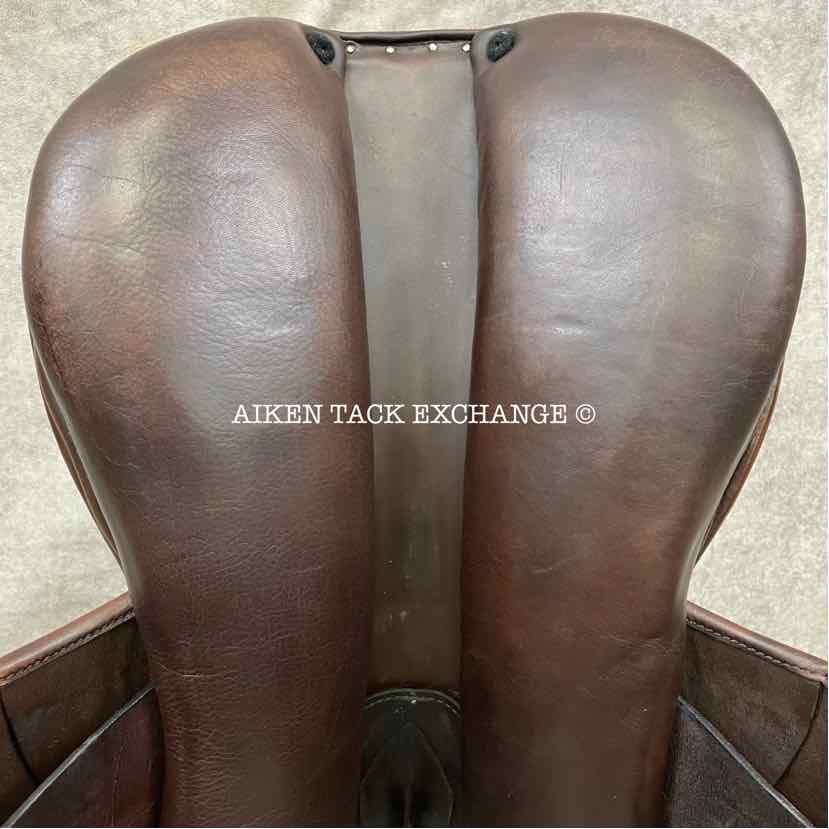 2014 Marcel Toulouse Annice Platinum Genesis Close Contact Jump Saddle, 17.5" Seat, Adjustable Tree, Wool Flocked Panels