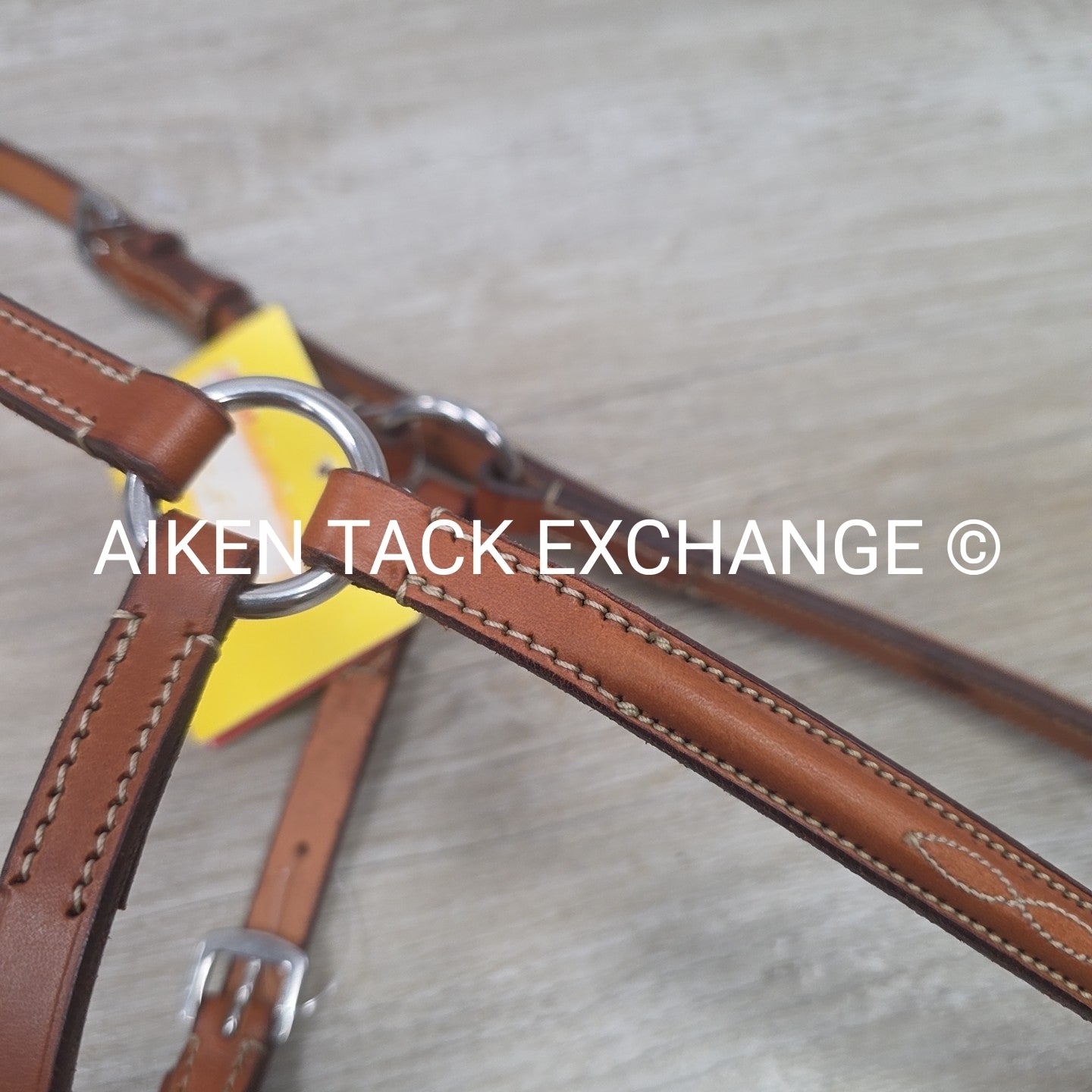 Edgewood Raised Fancy Stitched Figure 8 Noseband, Brown, Size Cob