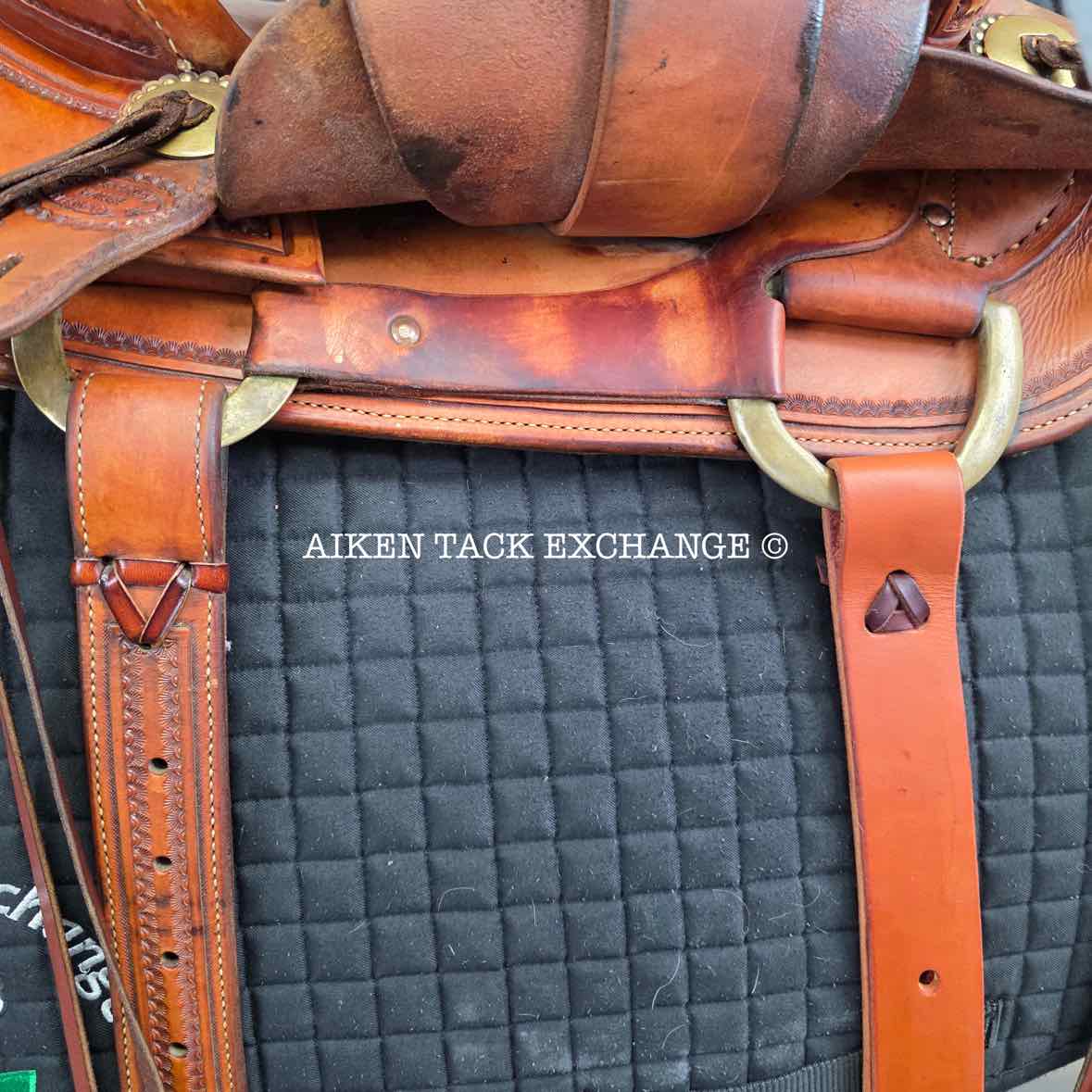 2008 Loredo Saddlery Western Saddle, 15" Seat, Wide Tree - Full QH Bars