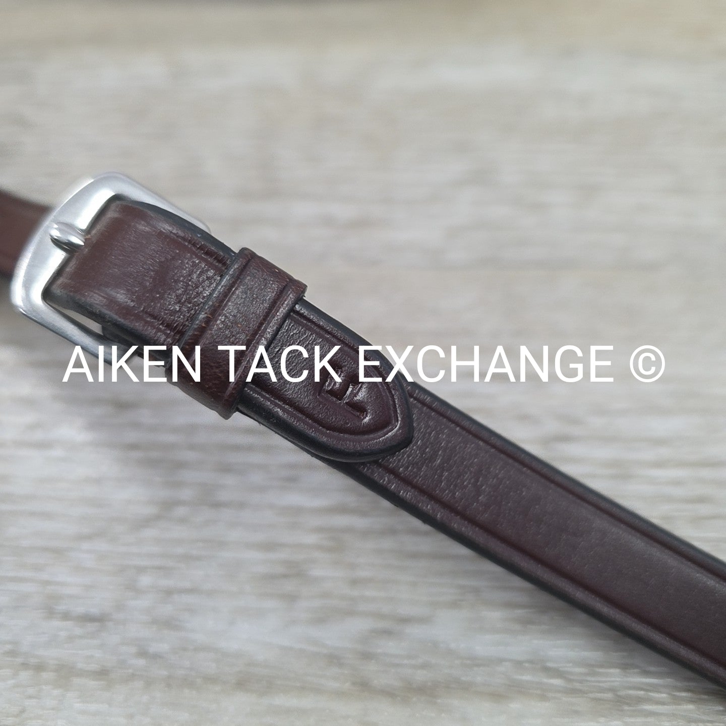 KL Select Red Barn Rubber Grip Reins, Brown, Size Full