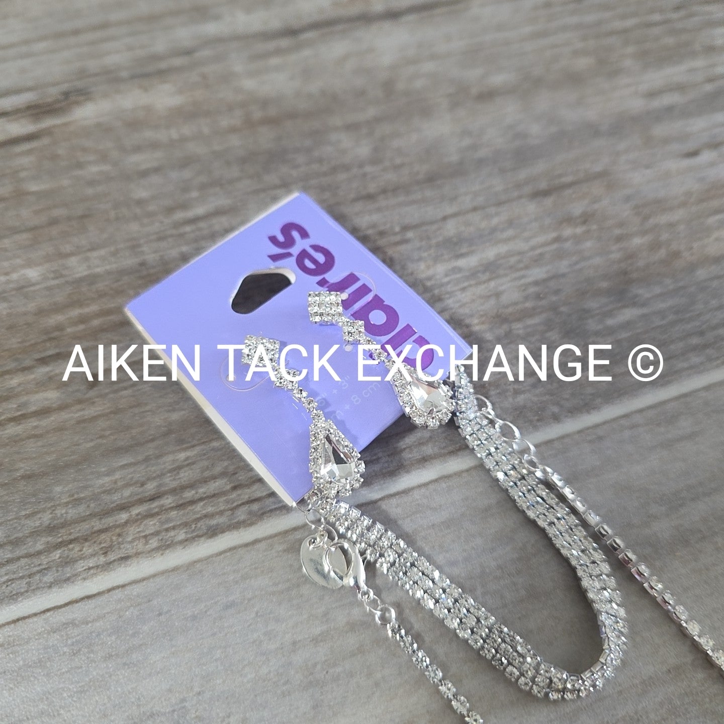 Claire's Bundle - 1 Tiara, 1 Set of Earrings, 1 Necklace, 1 Bracelet