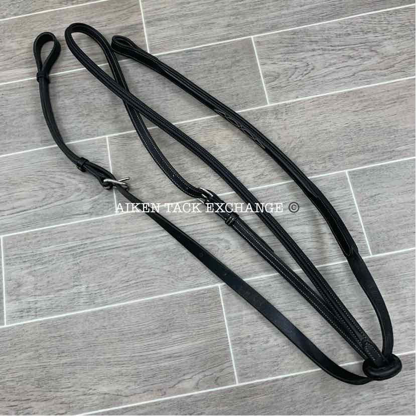 CWD Raised Fancy Stitched Hunter Martingale, Black, Size 3 - Full
