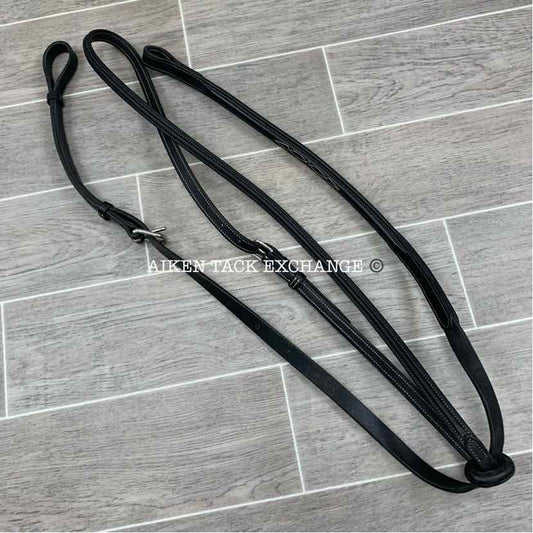 CWD Raised Fancy Stitched Hunter Martingale, Black, Size 3 - Full