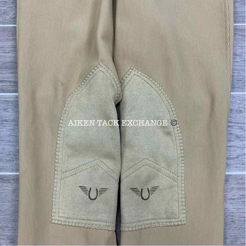 TuffRider Ribb Low Rise Knee Patch Breeches, Size 26