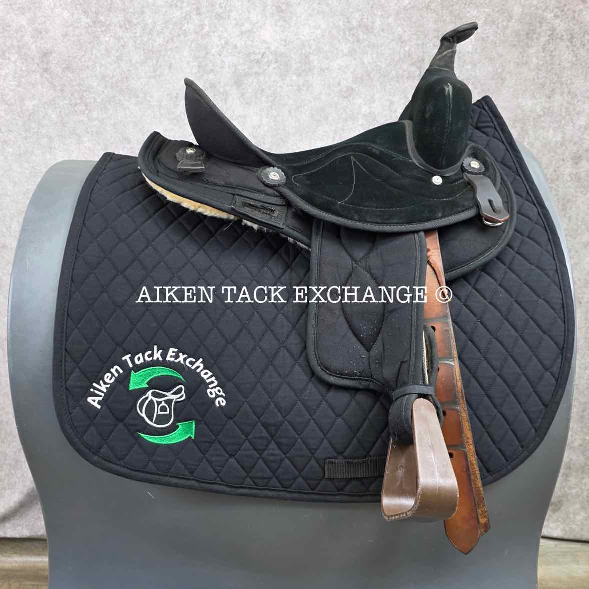 Big Horn 599 Synthetic Western Saddle, 14" Seat, Regular Tree - Semi QH Bars