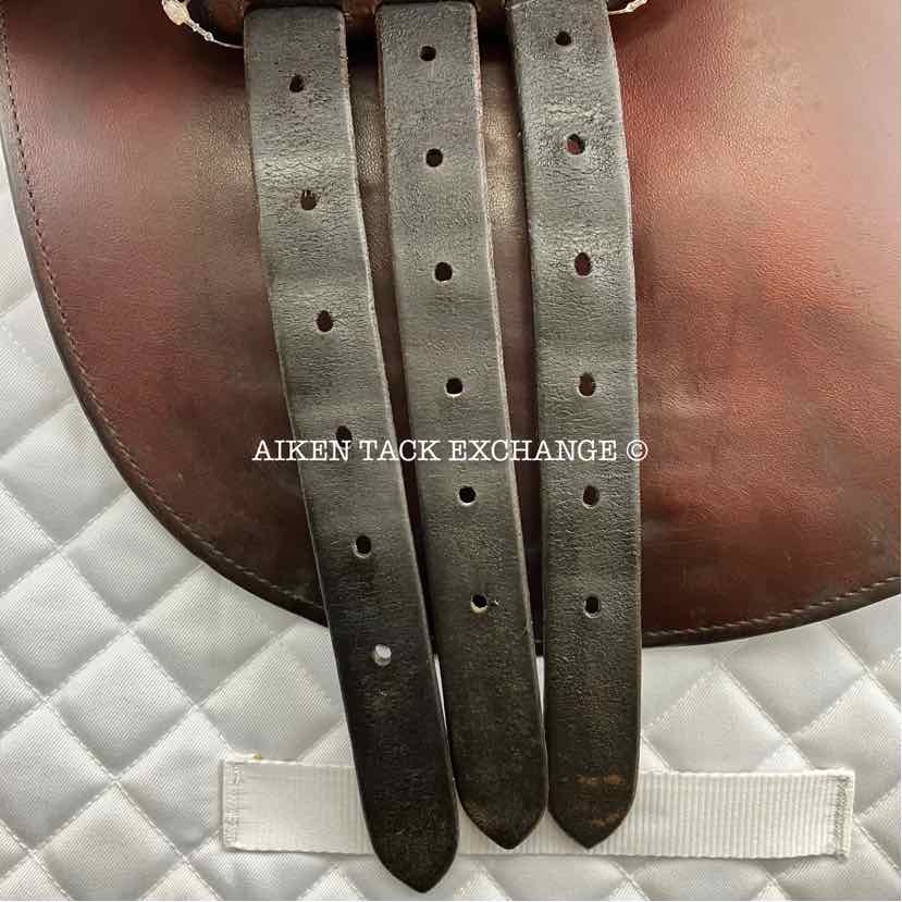 2014 Equine Inspired Aires De Haute by Frank Baines Cheval et Cavalier Jump Saddle, 17.5" Seat, Medium Tree, Wool Flocked Panels