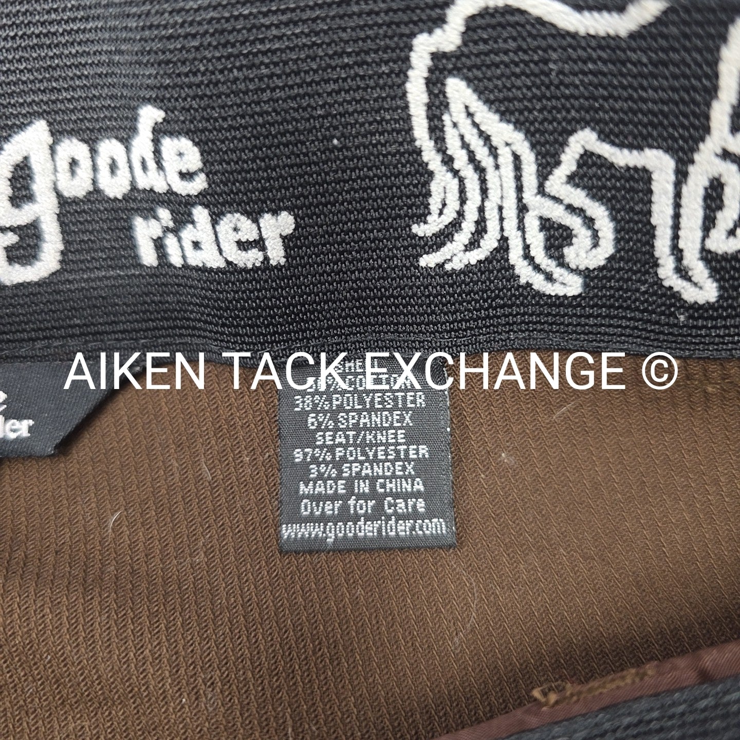 Goode Rider Ribbed Full Seat Breeches, Size 26