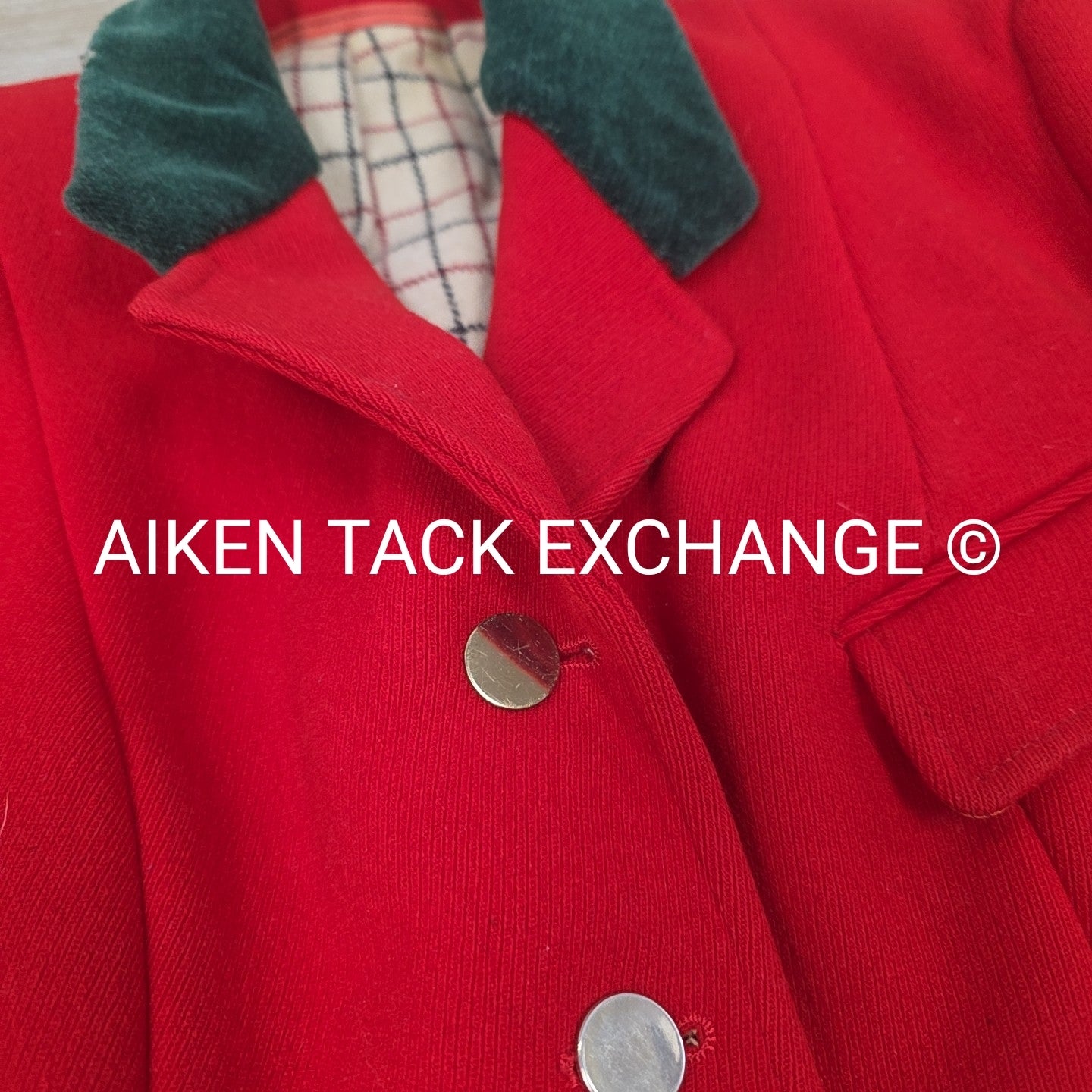 Bespoke Hebden Cord 4 Button Scarlet Hunt Coat, Ladies Small
