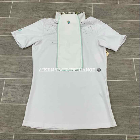Fior Da Liso Adele Short Sleeve Show Shirt, Size 4