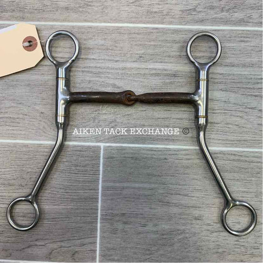 Reinsman 563 Single Joint Sweet Iron Shanked Bit 5"