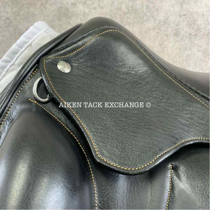 **SOLD** 2015 GMD Germida Ratomka Piaffe Monoflap Dressage Saddle, 16.5" Seat, Wide Tree, Foam Panels
