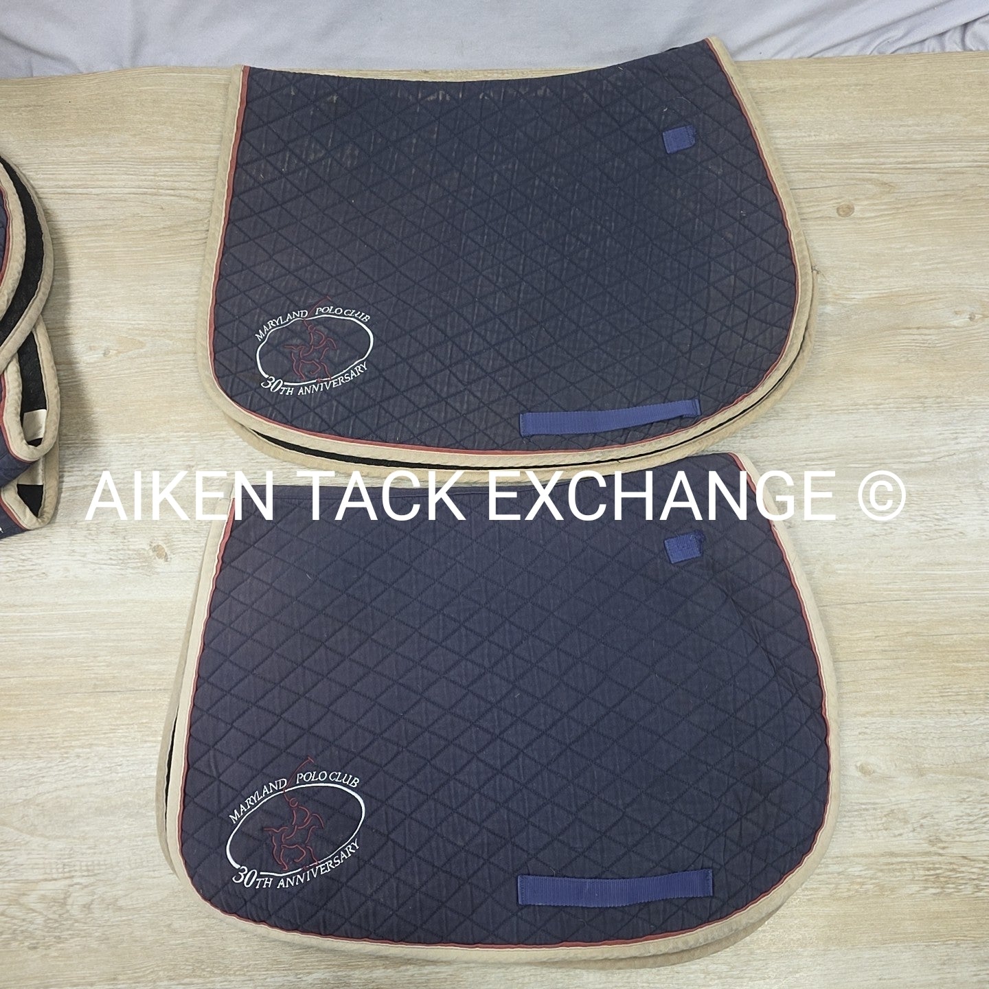 BARGAIN BUNDLE: 7 TuffRider AP  Saddle Pads, Maryland Polo Club Embroidery