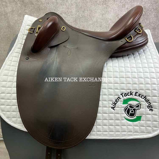 2007 Bates Kimberly Australian Stock Saddle, 17.5" Seat - Large, Adjustable Tree - Changeable Gullet, CAIR Panels