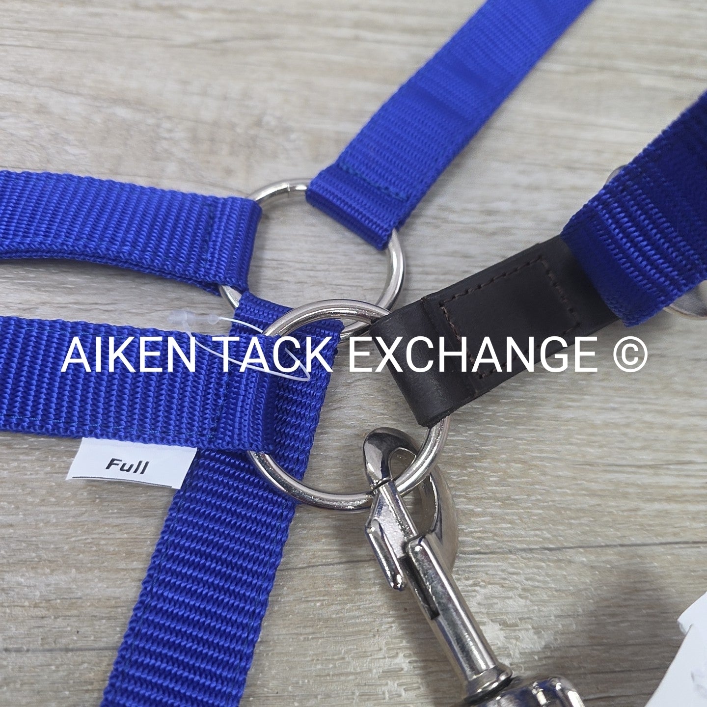TuffRider Breakaway Nylon Halter & Lead Rope Set, Blue, Size Full