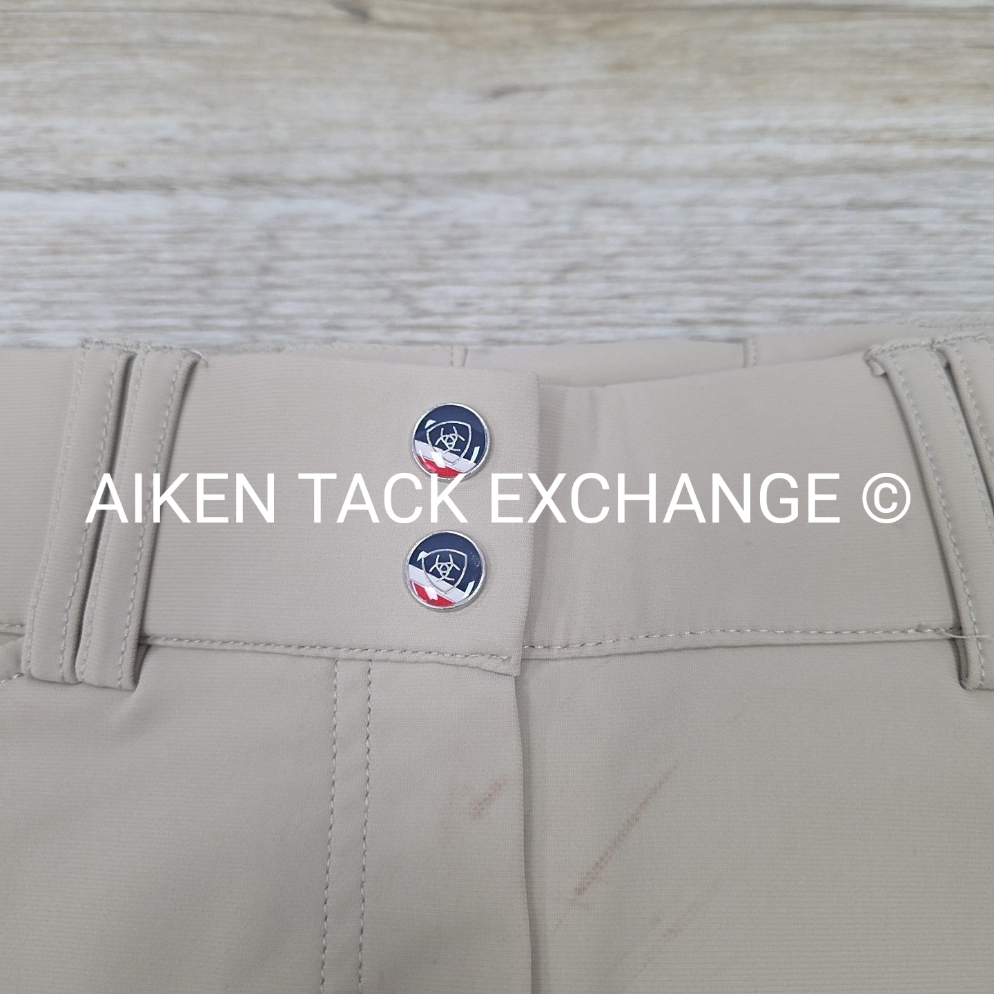 Ariat Tri Factor Silicone Grip Knee Patch Breeches, Size 22 R
