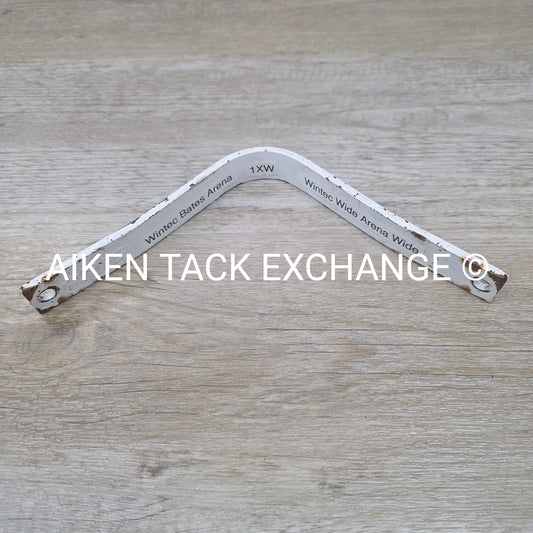 Extra Wide (White) Gullet Plate for Arena, Bates & Wintec Saddles