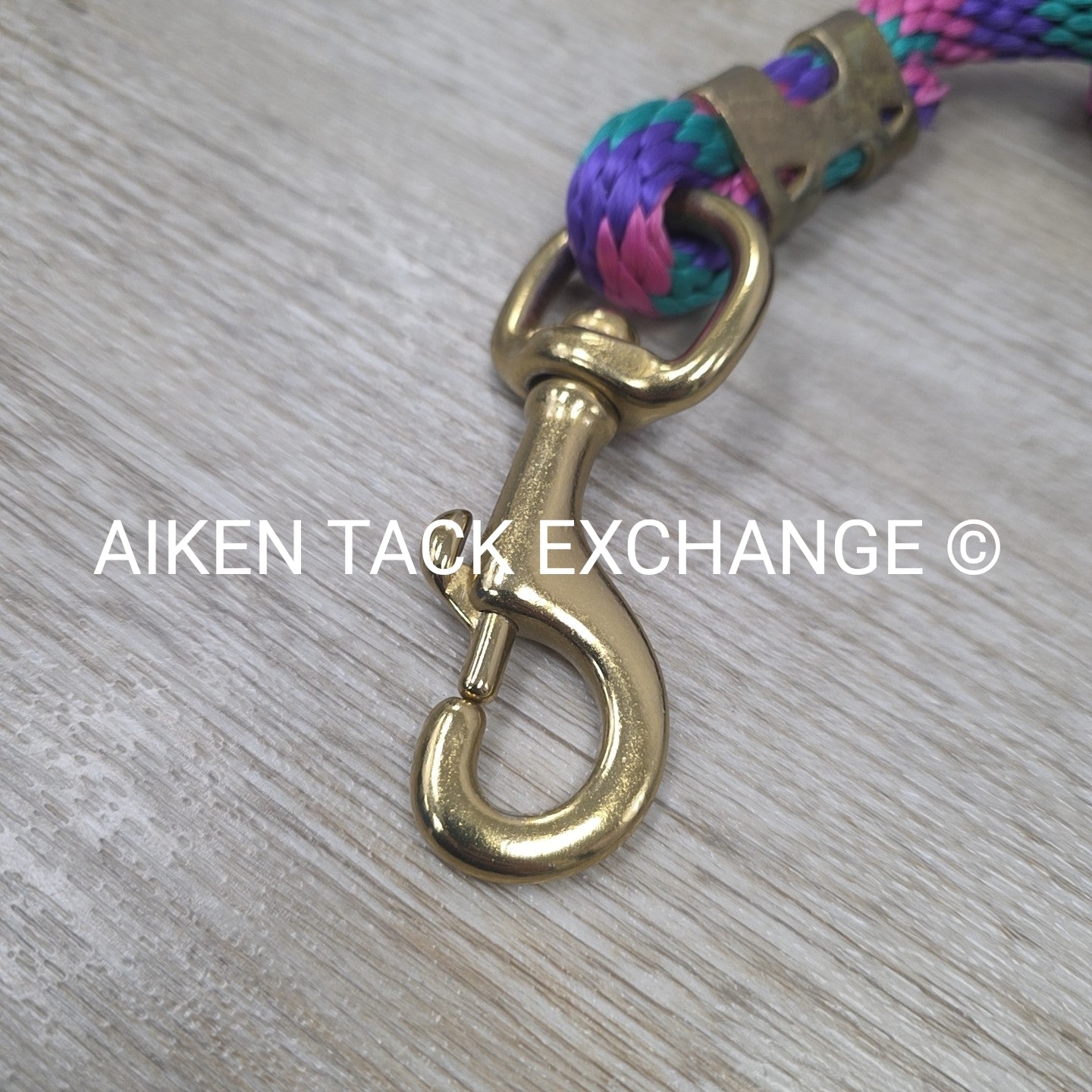 Nylon Lead Rope with Brass Plated Snap