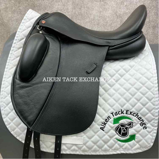 Saddle Guy by Mike Scott Monoflap Dressage Saddle, 18.5" Seat, Medium Wide Tree, Wool Flocked Panels
