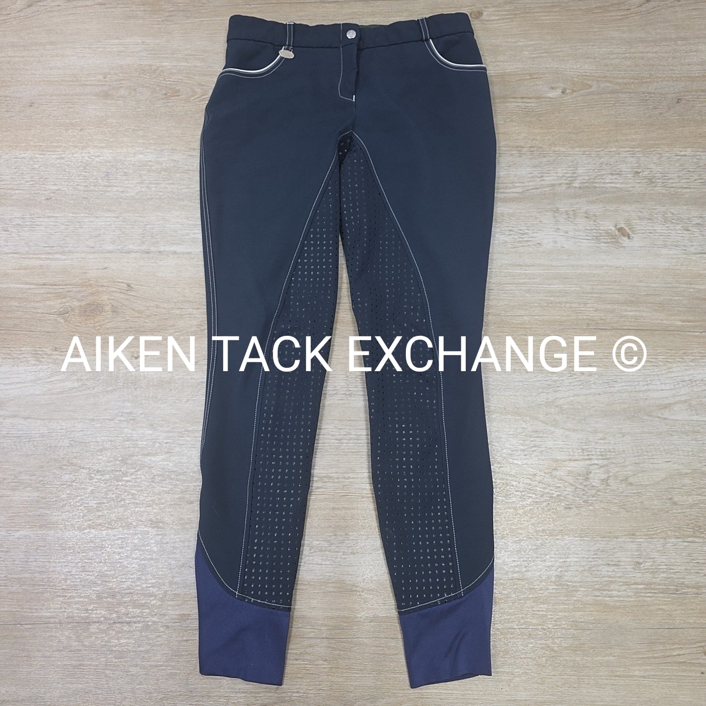 KL Select USG Silicone Grip Full Seat Breeches, Size 28