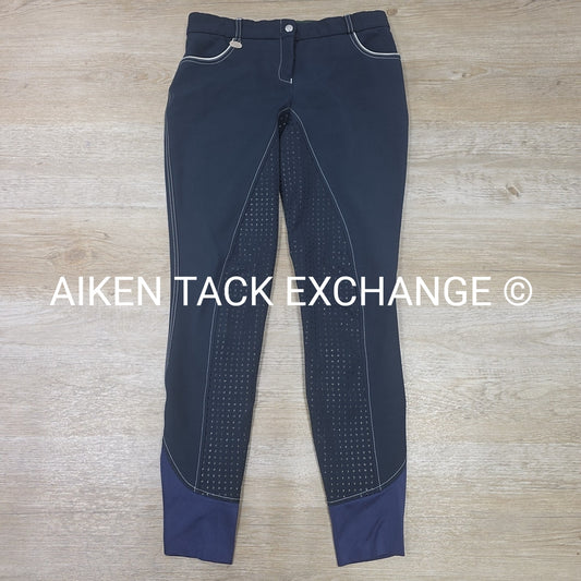 KL Select USG Silicone Grip Full Seat Breeches, Size 28