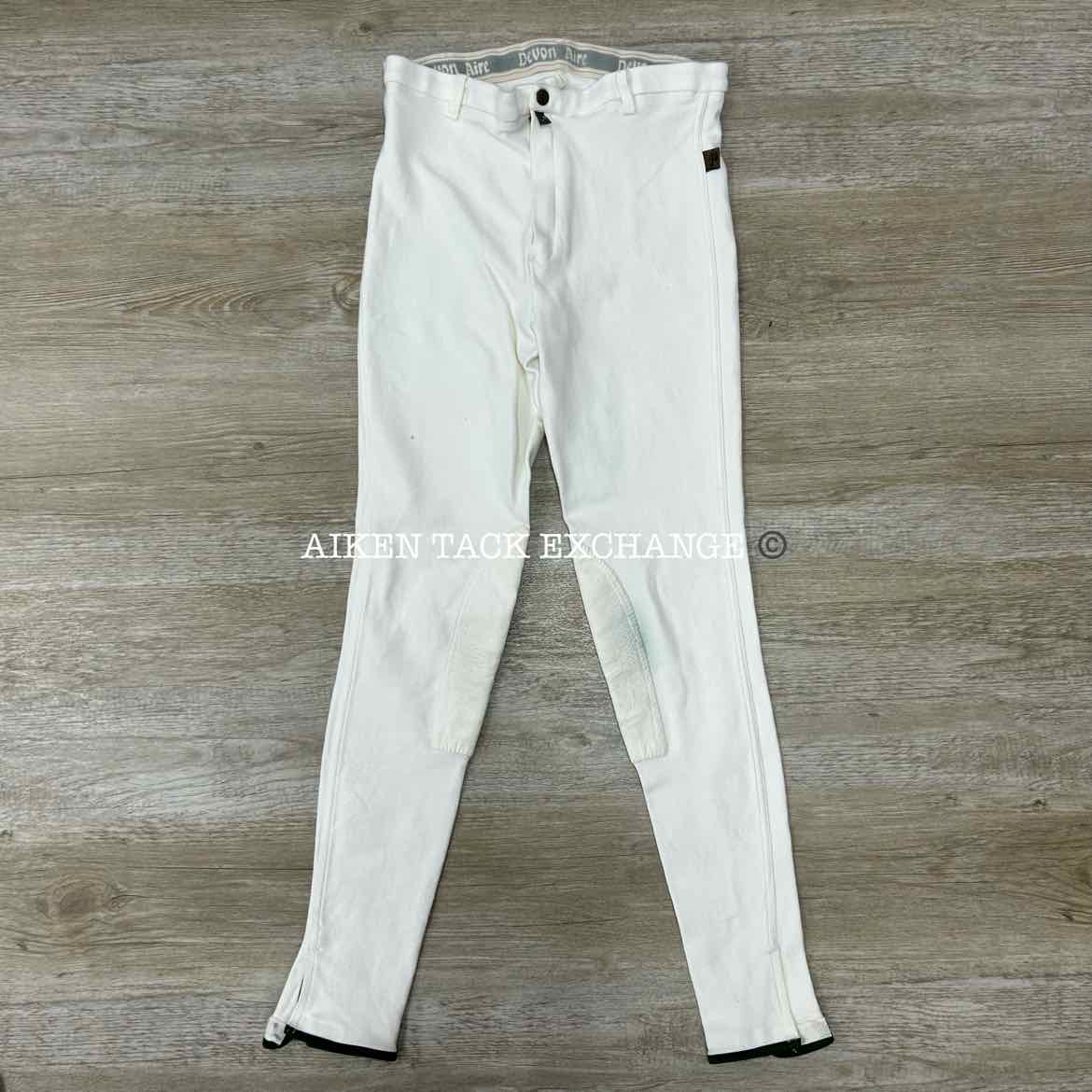 Devon-Aire Knee Patch Breeches, Size 32 Long