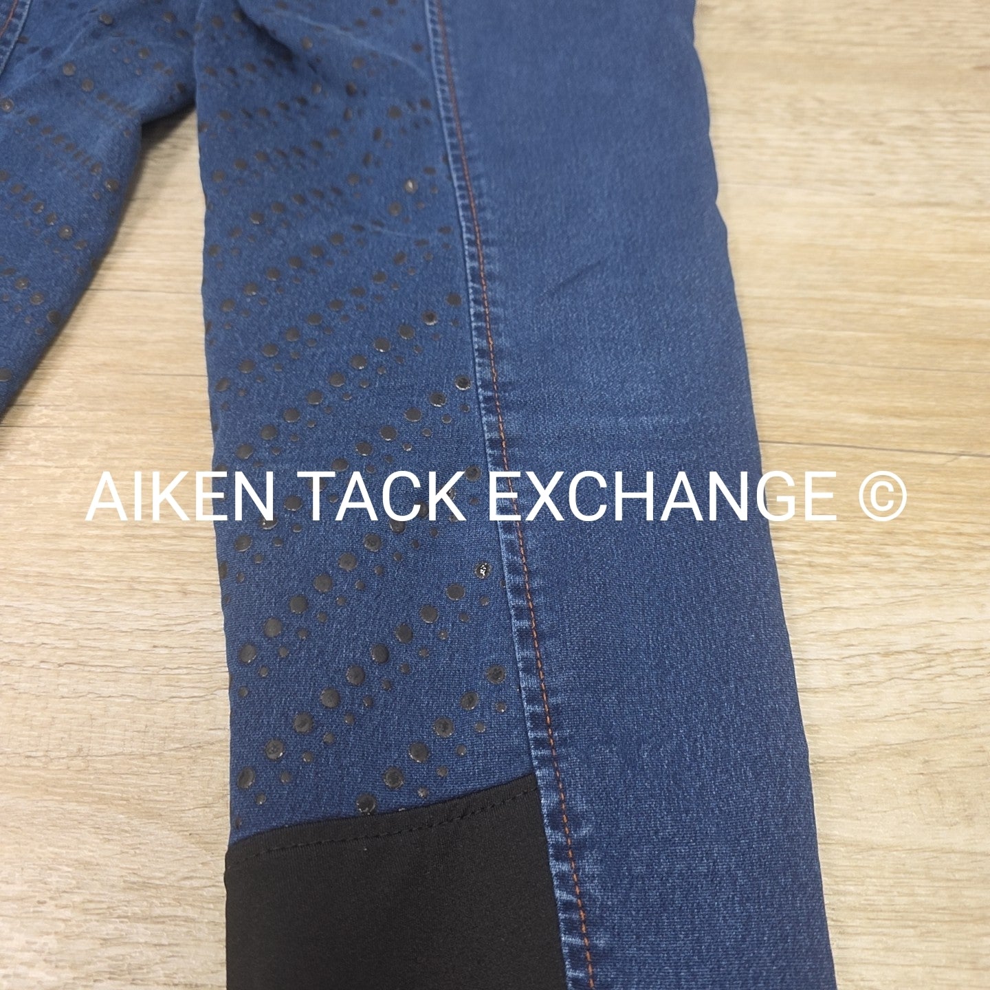 Horze Silicone Grip Full Seat Denim Breeches, Women's 30