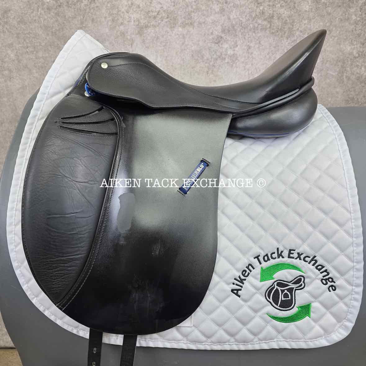 2022 Passier BluStyle Dressage Saddle, 17.5" Seat, Medium Wide Tree, Wool Flocked Panels