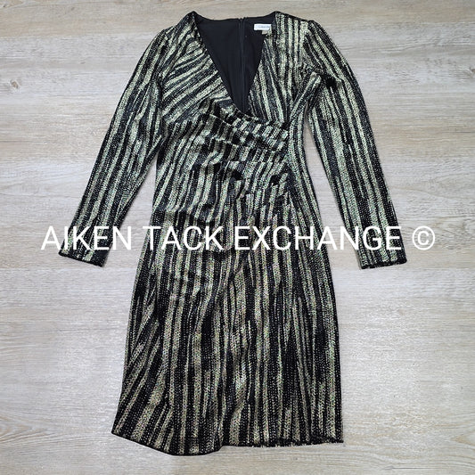Calvin Klein Long Sleeve Dress, Size 4