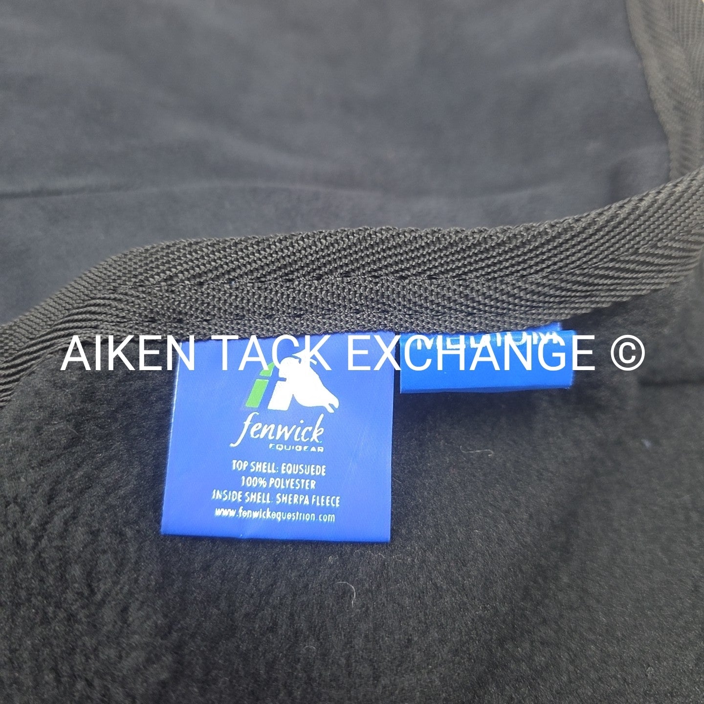 Fenwick Equestrian EquSuede Quarter Sheet, Black, Size Medium