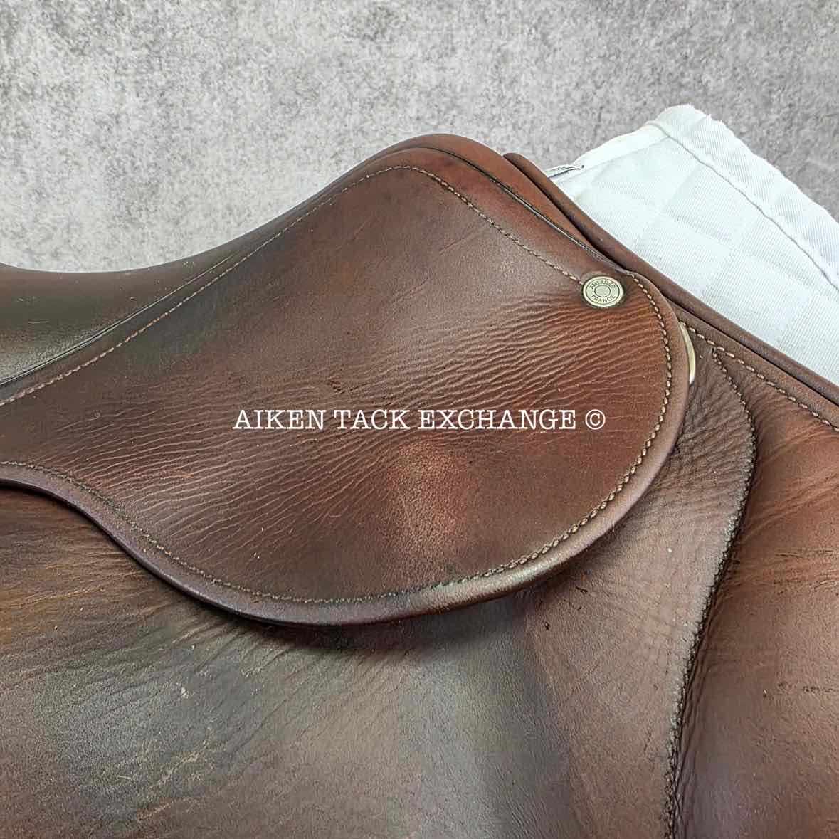 2005 Antares Close Contact Jump Saddle, 17.5" Seat - 3 Flap, Medium Wide Tree, Foam Panels, Full Buffalo Leather