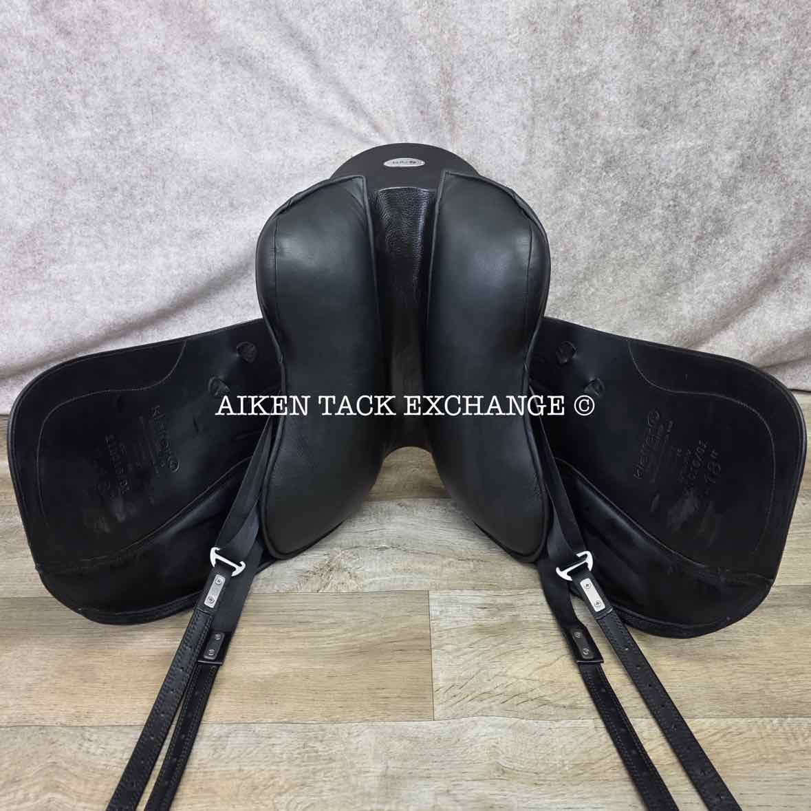 Kieffer Brugge Dressage Saddle, 18" Seat, Medium Tree