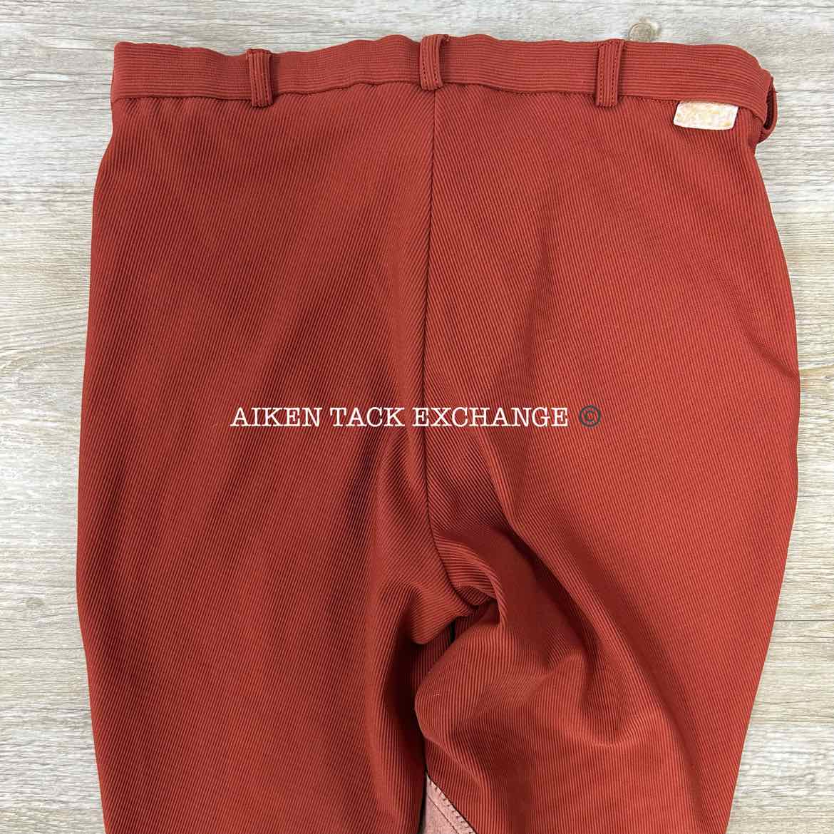 TuffRider Ribbed Knee Patch Breeches, Size 32
