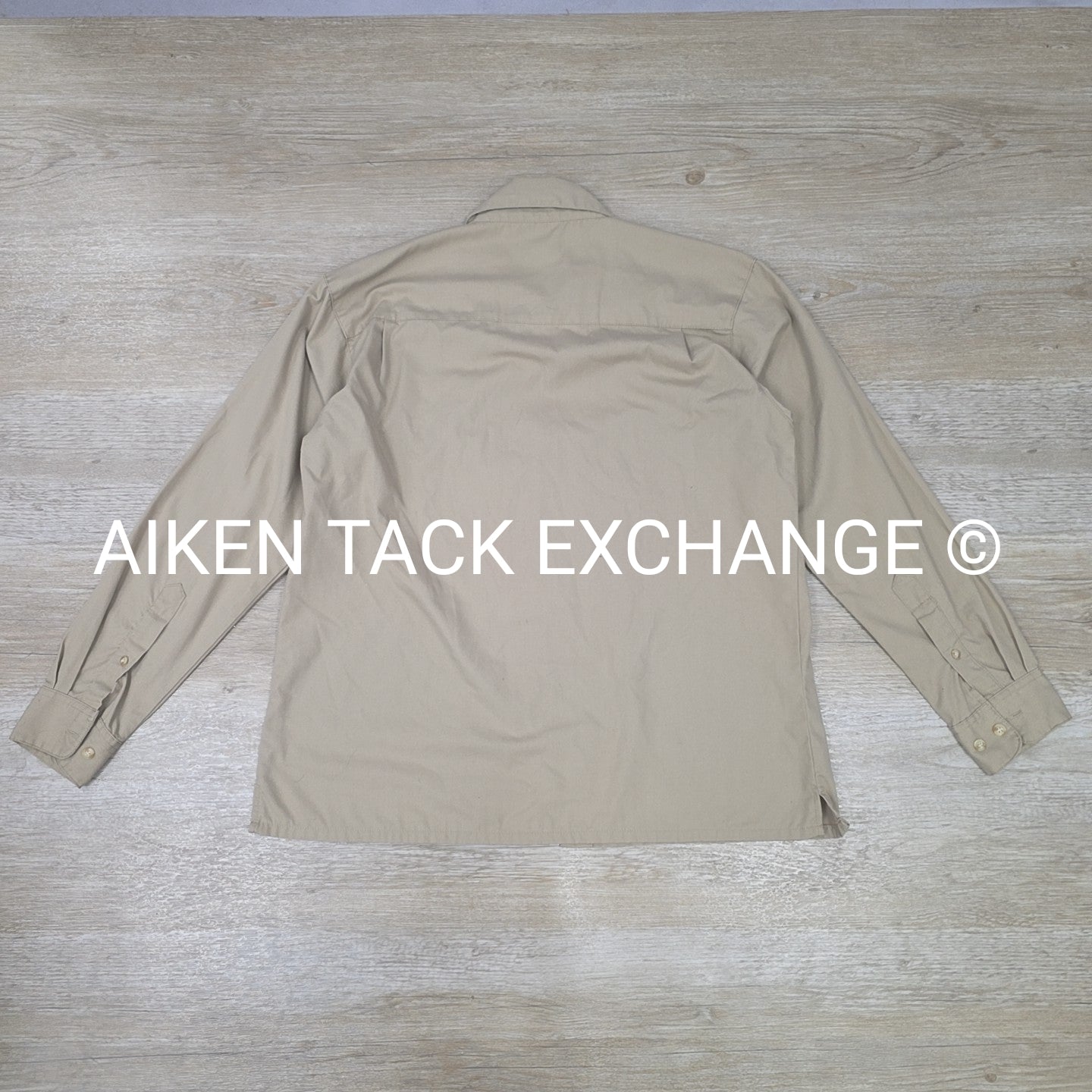 Aiken Hounds Long Sleeve Button Down Top, Size Medium