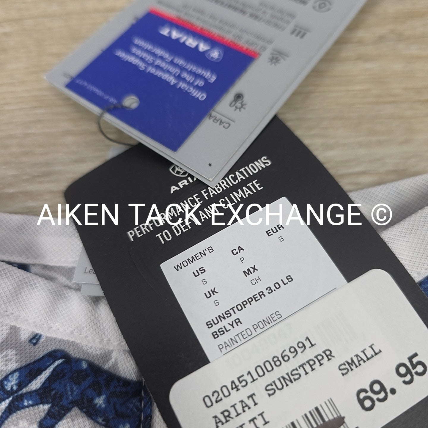 Ariat Sunstopper Long Sleeve Sun Shirt, Size Small