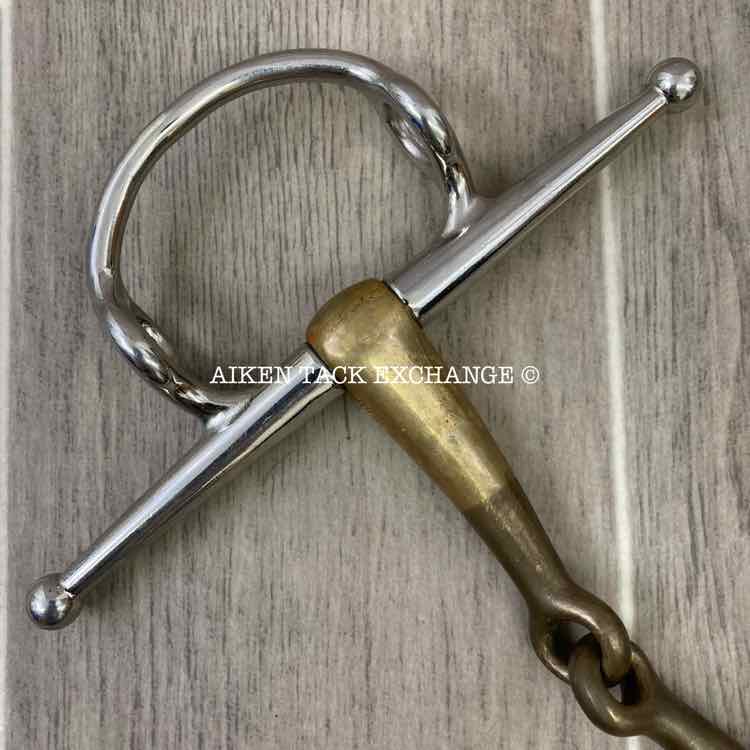 Herm Sprenger Single Joint Full Cheek Gag Bit 5.75"