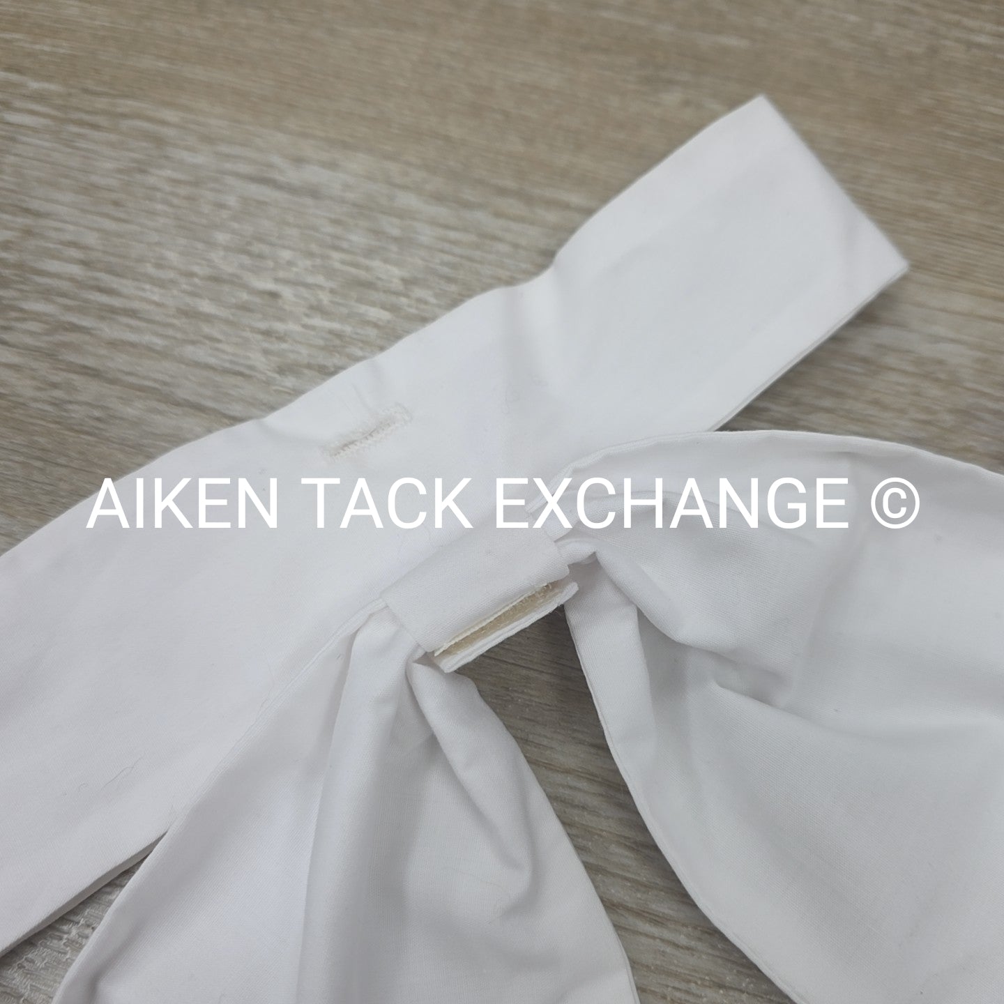 Pre-Tied Stock Tie, White