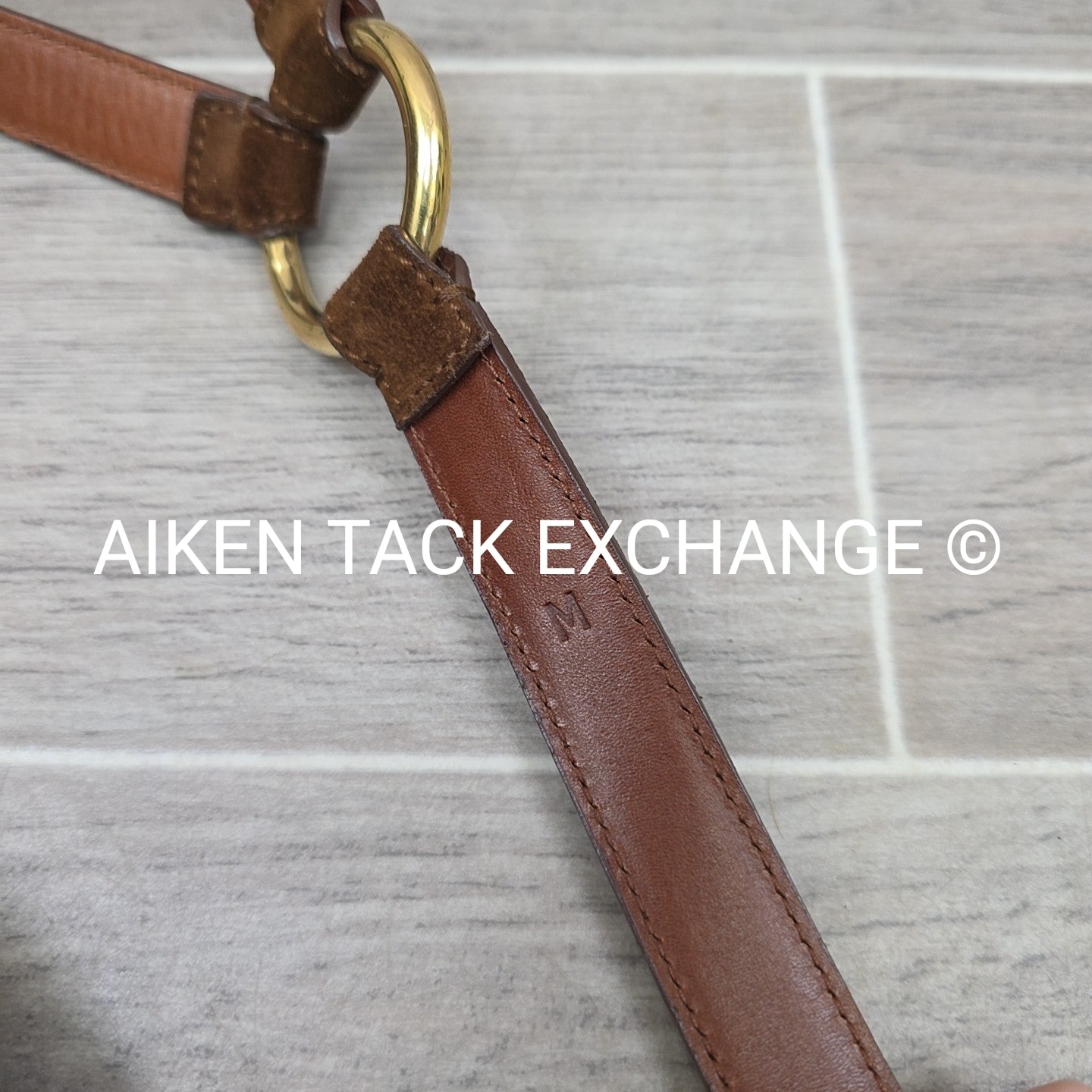 Ralph Lauren Tri-Strap Stirrup Waist Belt, Size Medium