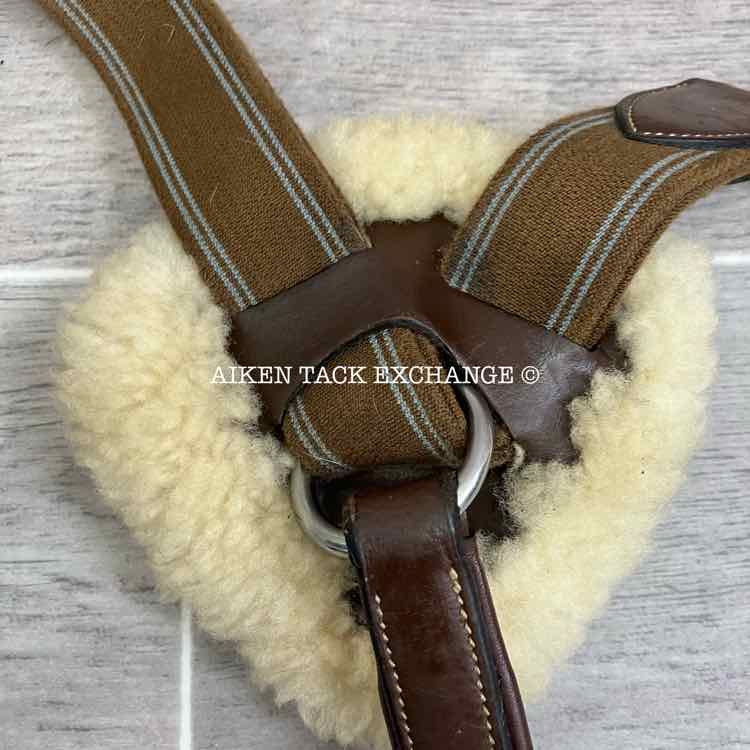 HDR Pro 5 Point Elastic Breastplate, Brown, Size Full