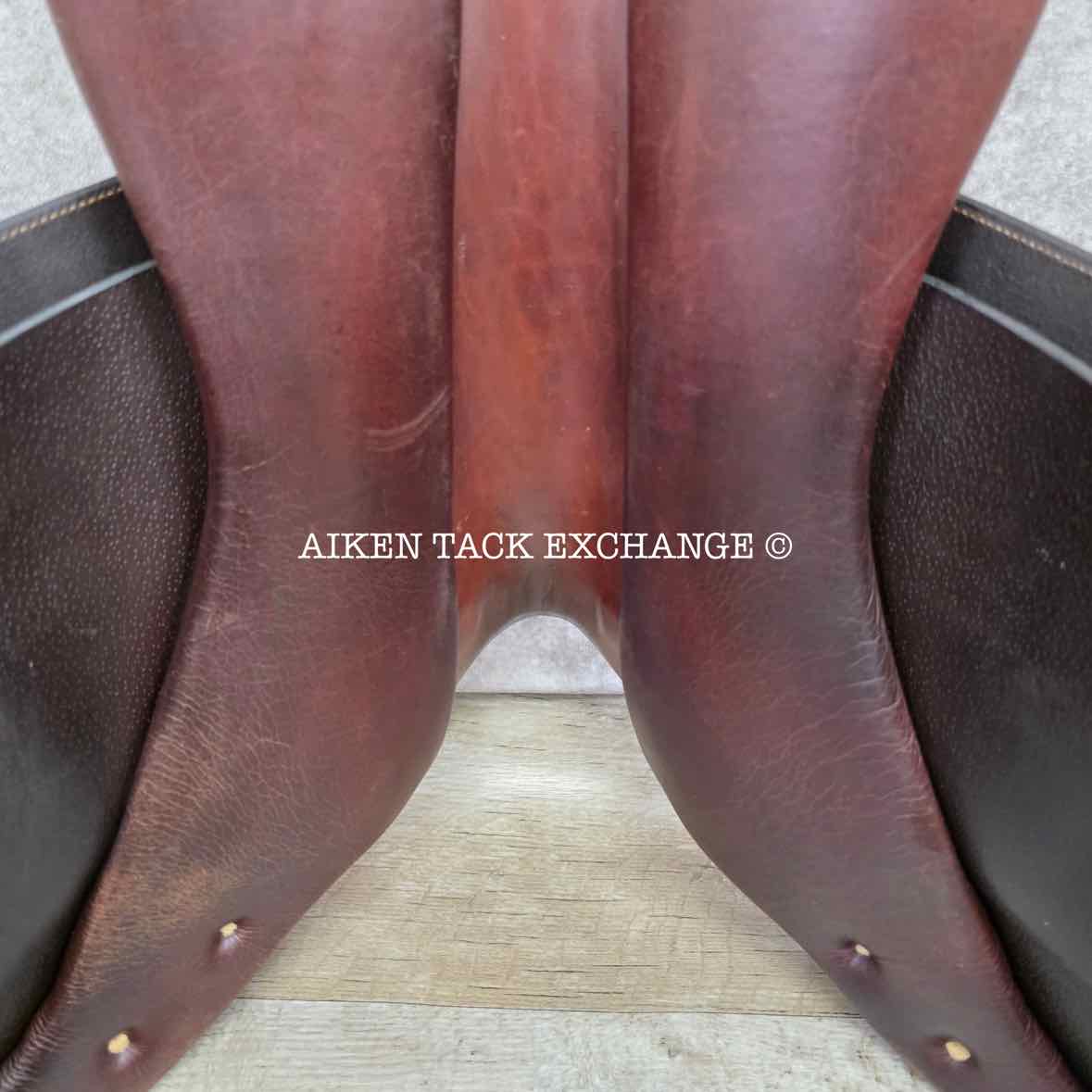 Ovation Ruiz Diaz Close Contact Jump Saddle, 17.5" Seat, Medium Tree, Foam Panels