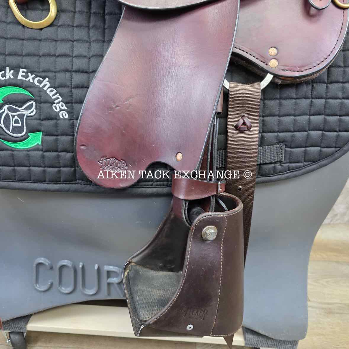 2015 Tucker 159 Endurance Trail Saddle, 17.5" Seat, Wide Tree - Full QH Bars