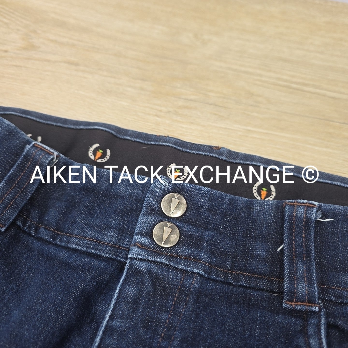 BARGAIN BUNDLE: Kerrits Icefil Tights & Knee Patch Denim Breeches, Size X-Large